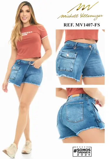 Falda short Michell Villamizar Ref. MV1407-FS - foto 1
