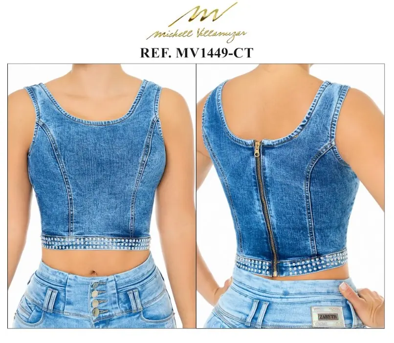 Crop top Michell Villamizar Ref. MV1449-CT - foto 1