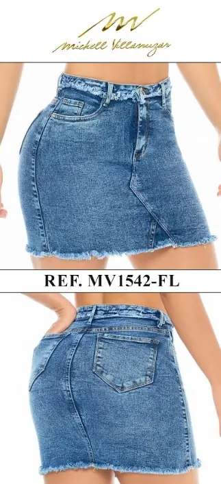 Falda mini Michell Villamizar Ref. MV1542-FL - foto 1