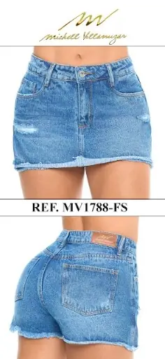 Falda short Michell Villamizar Ref. MV1788-FS - foto 1
