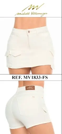 Falda short Michell Villamizar Ref. MV1833-FS - foto 1