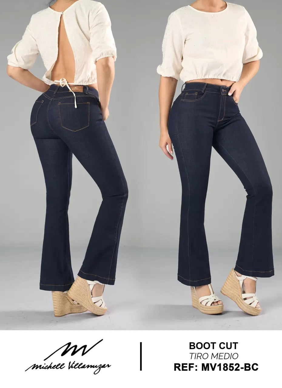 Boot cut clasico Michell Villamizar Ref. MV1852-BC - foto 1