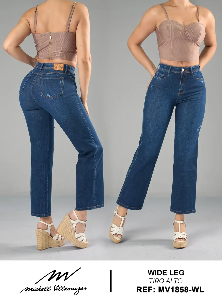 Wide leg Michell Villamizar Ref. MV1858-WL - foto 1