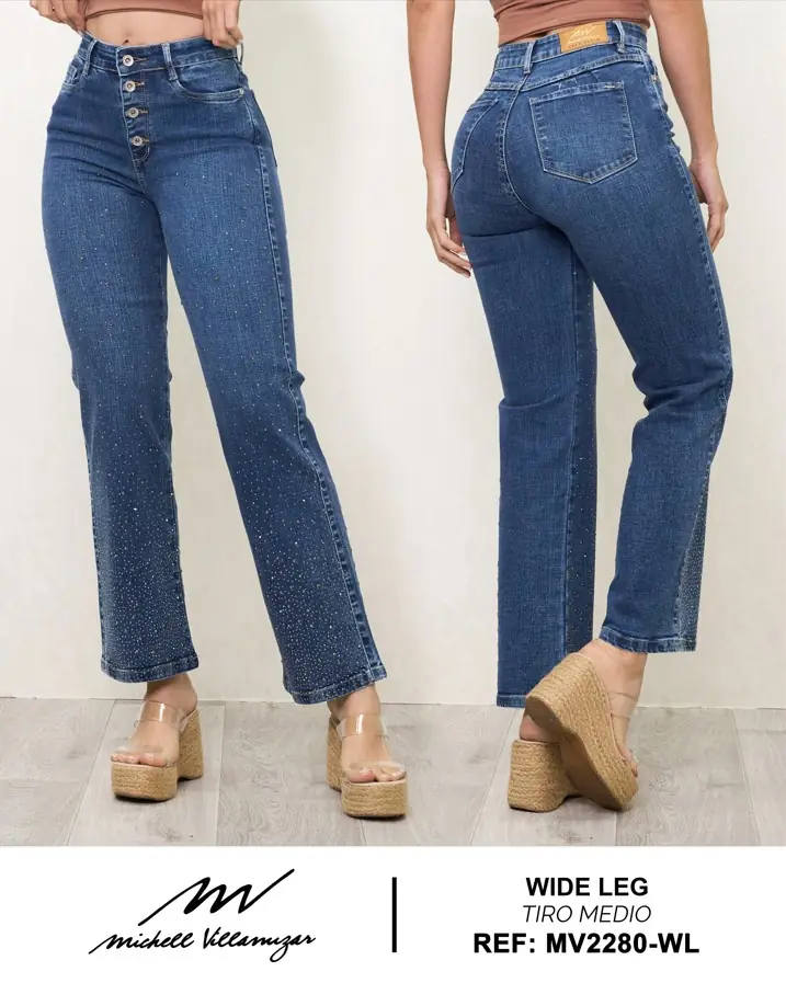 Wide leg Michell Villamizar Ref. MV2280-WL - foto 1
