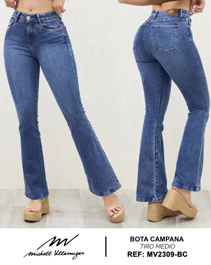 Boot cut clasico Michell Villamizar Ref. MV2309-BC - foto 1