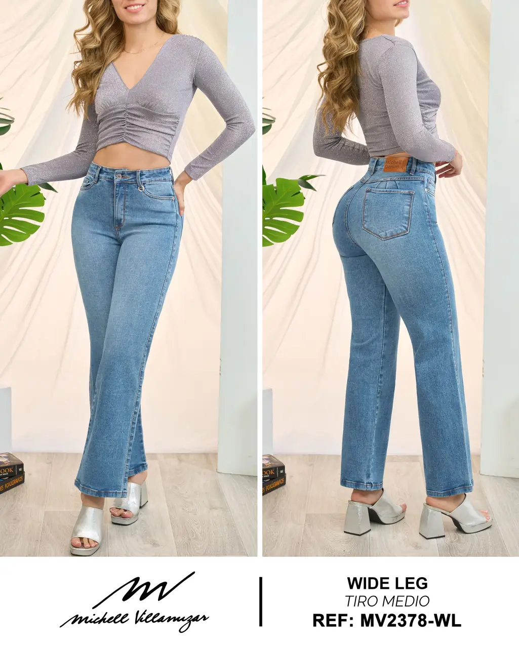 Wide leg Michell Villamizar Ref. MV2378-WL - foto 1