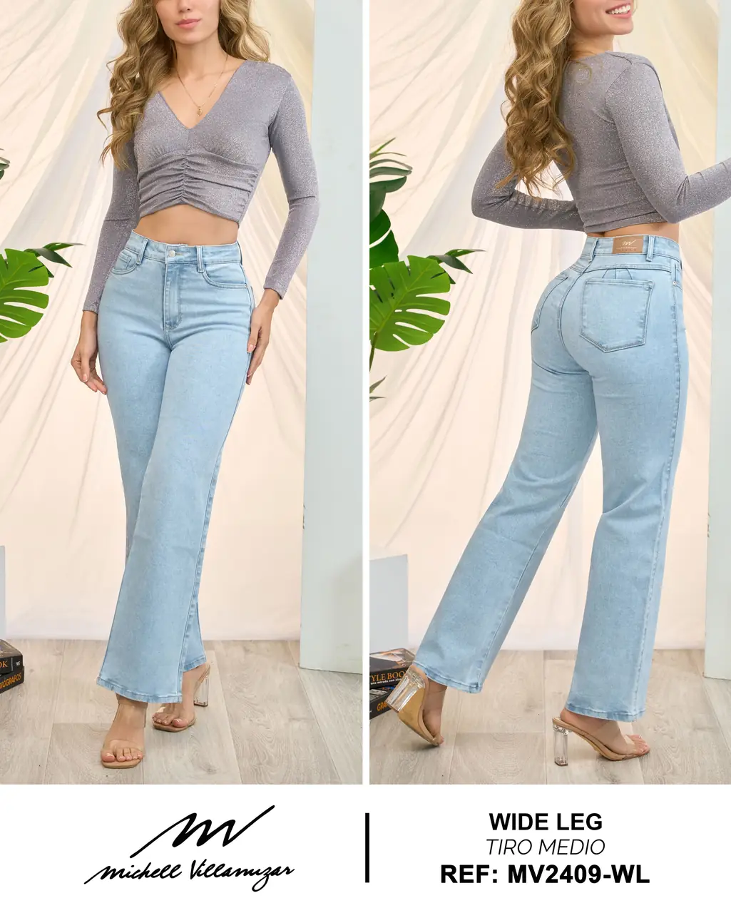 Wide leg Michell Villamizar Ref. MV2409-WL - foto 1