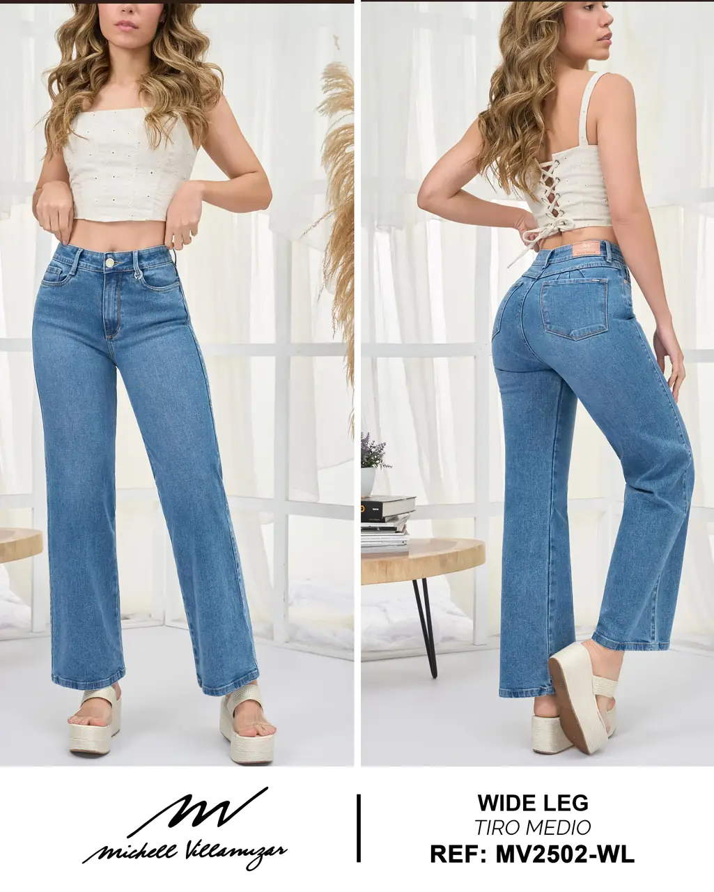 Wide leg Michell Villamizar Ref. MV2502-WL - foto 1