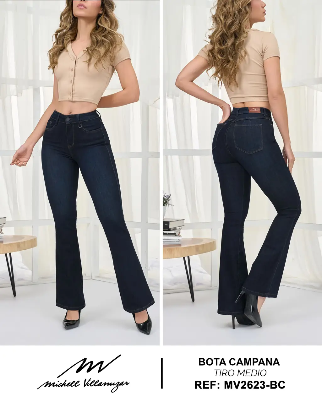 Boot cut clasico Michell Villamizar Ref. MV2623-BC - foto 1