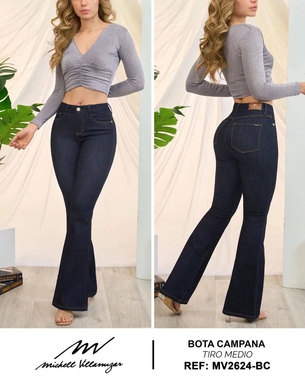 Boot cut clasico Michell Villamizar Ref. MV2624-BC - foto 1