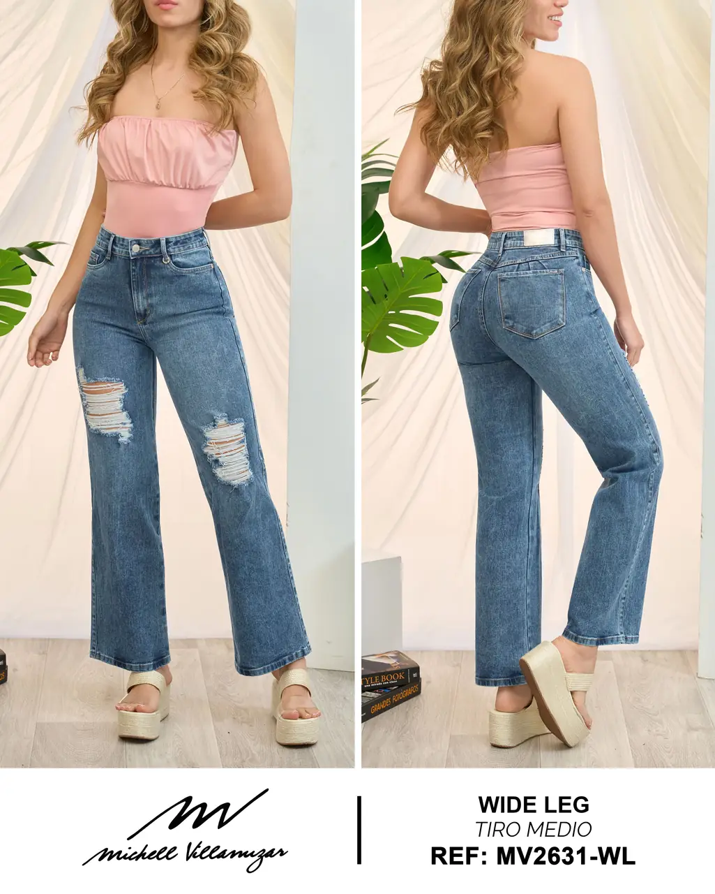 Wide leg Michell Villamizar Ref. MV2631-WL - foto 1
