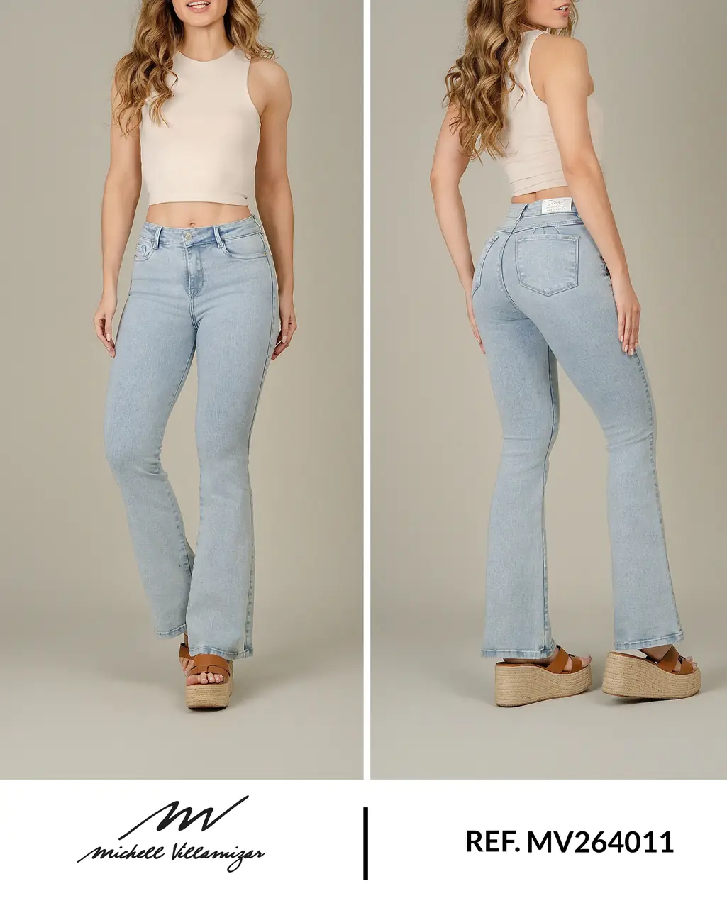 Boot cut clasico Michell Villamizar Ref. MV264011 - foto 1