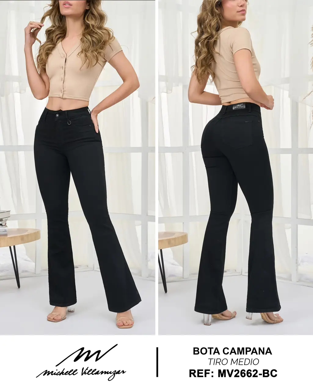 Boot cut clasico Michell Villamizar Ref. MV2662-BC - foto 1