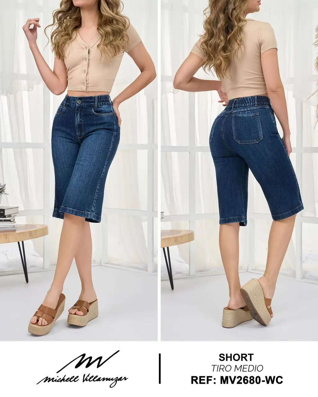 Capri wide leg Michell Villamizar Ref. MV2680-WC - foto 1