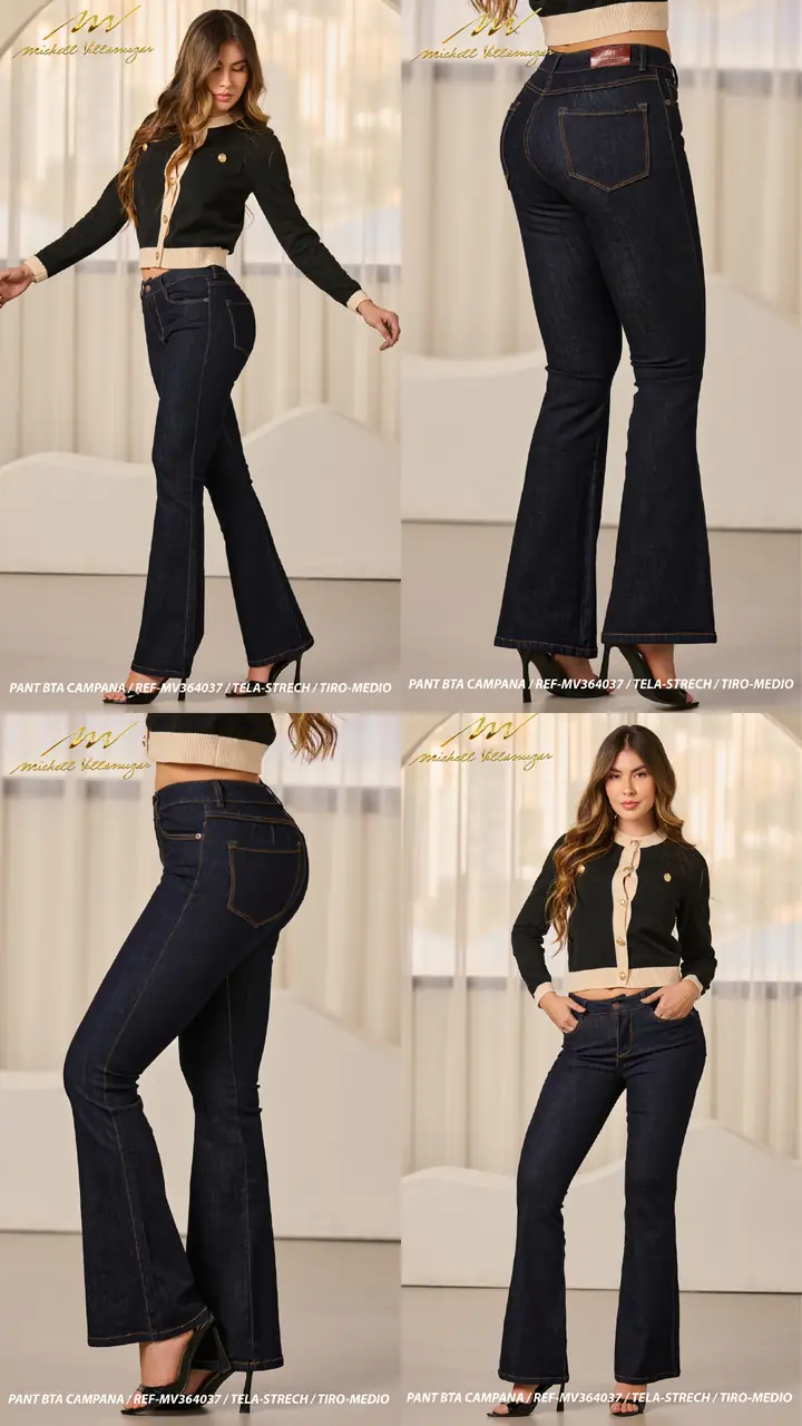 Boot cut clasico Michell Villamizar Ref. MV364037 - foto 1