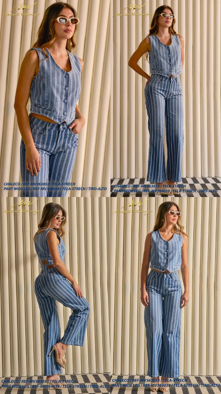 Wide leg Michell Villamizar Ref. MV364039 - foto 1