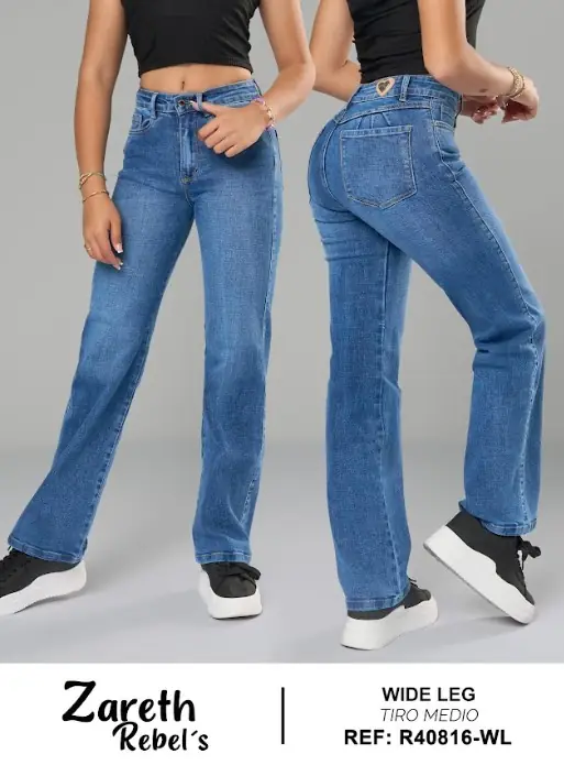 Wide leg Zareth Rebel's Ref. R40816-WL - foto 1