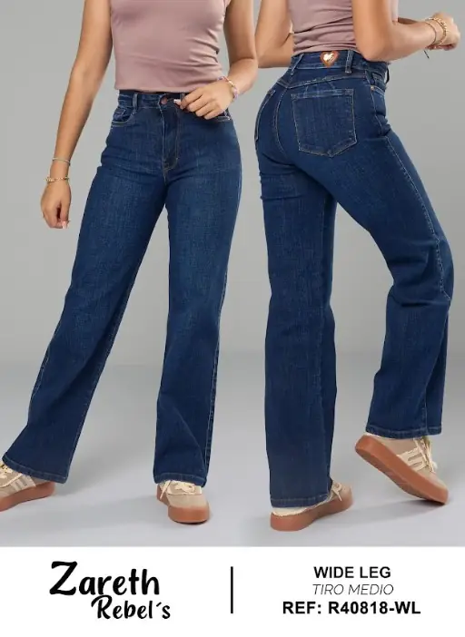 Wide leg Zareth Rebel's Ref. R40818-WL - foto 1