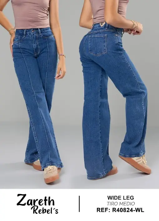 Wide leg Zareth Rebel's Ref. R40824-WL - foto 1