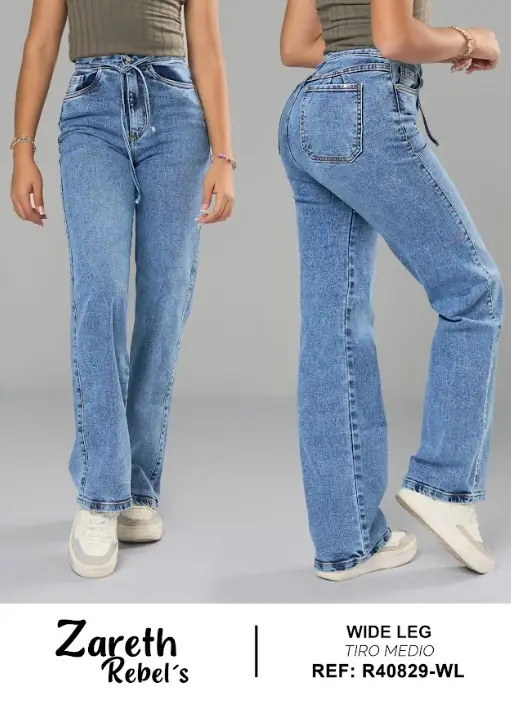 Wide leg Zareth Rebel's Ref. R40829-WL - foto 1