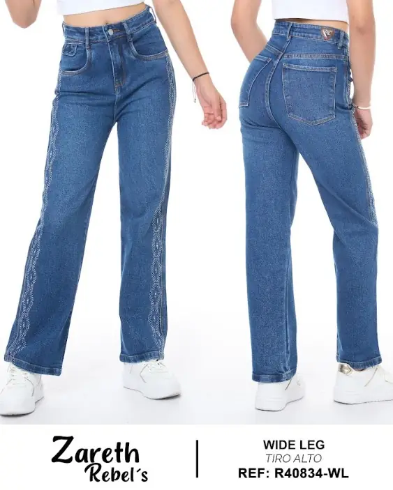 Wide leg Zareth Rebel's Ref. R40834-WL - foto 1