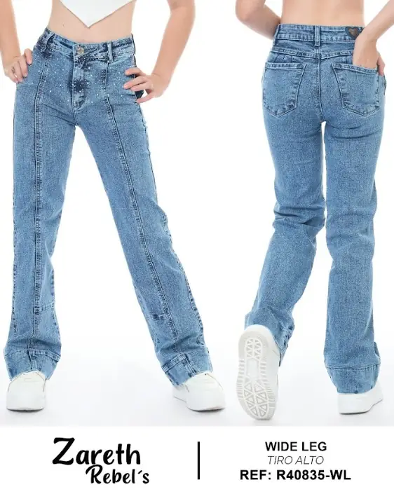 Wide leg Zareth Rebel's Ref. R40835-WL - foto 1