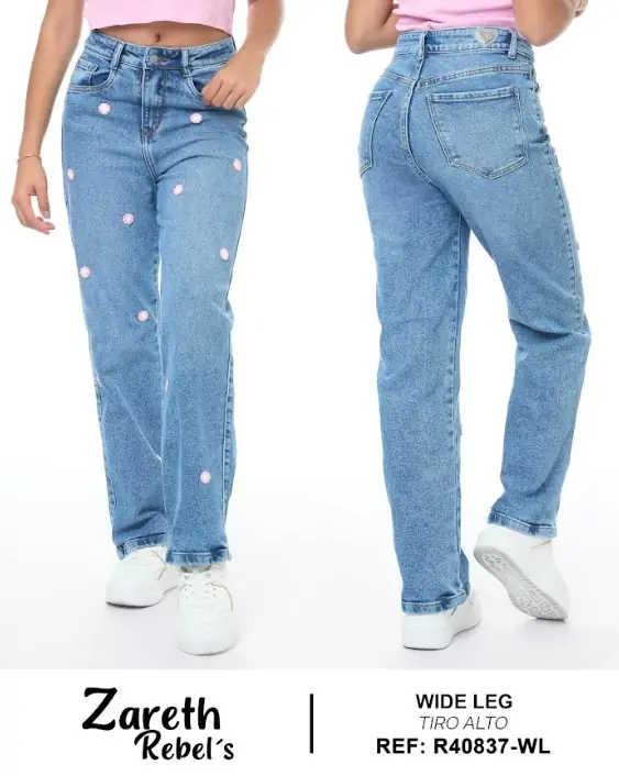 Wide leg Zareth Rebel's Ref. R40837-WL - foto 1