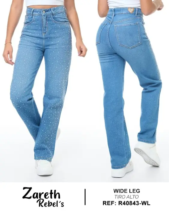 Wide leg Zareth Rebel's Ref. R40843-WL - foto 1