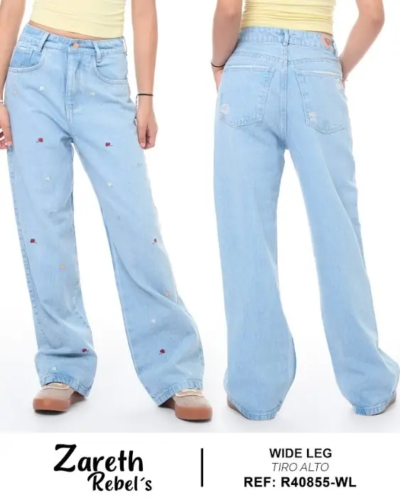 Wide leg Zareth Rebel's Ref. R40855-WL - foto 1