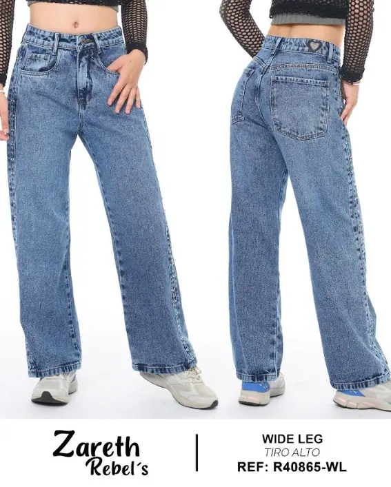Wide leg moda Zareth Rebel's Ref. R40865-WL - foto 1