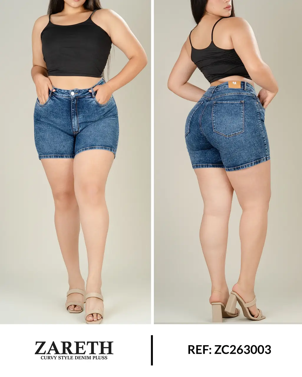 Short long Zareth Curvi Plus Ref. ZC263003 - foto 1