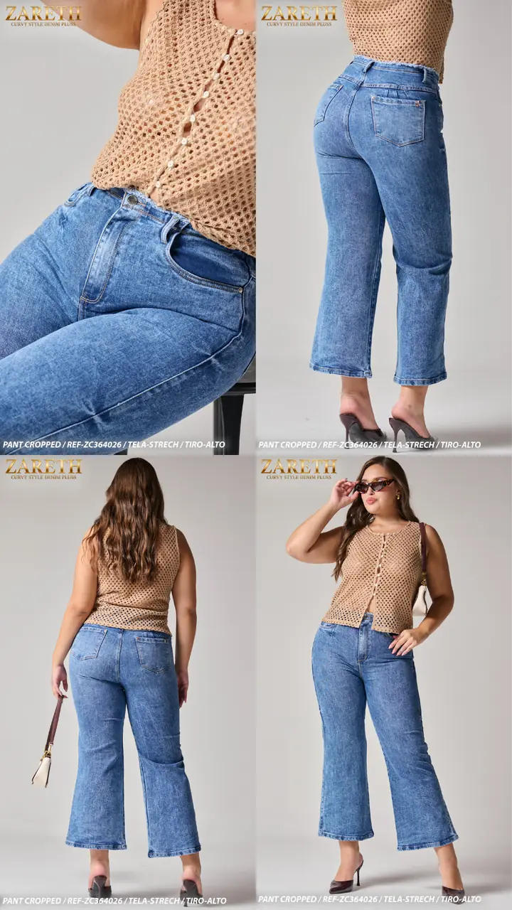 Cropped Zareth Curvi Plus Ref. ZC364026 - foto 1