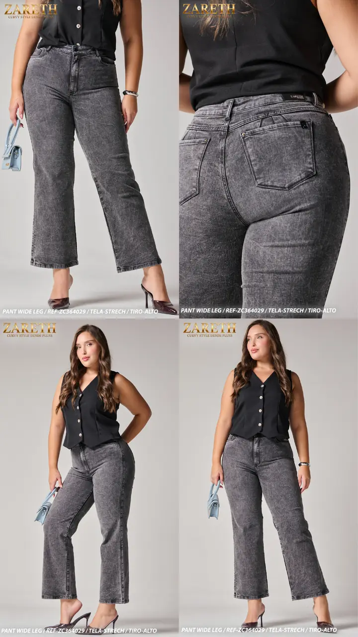 Wide leg Zareth Curvi Plus Ref. ZC364029 - foto 1