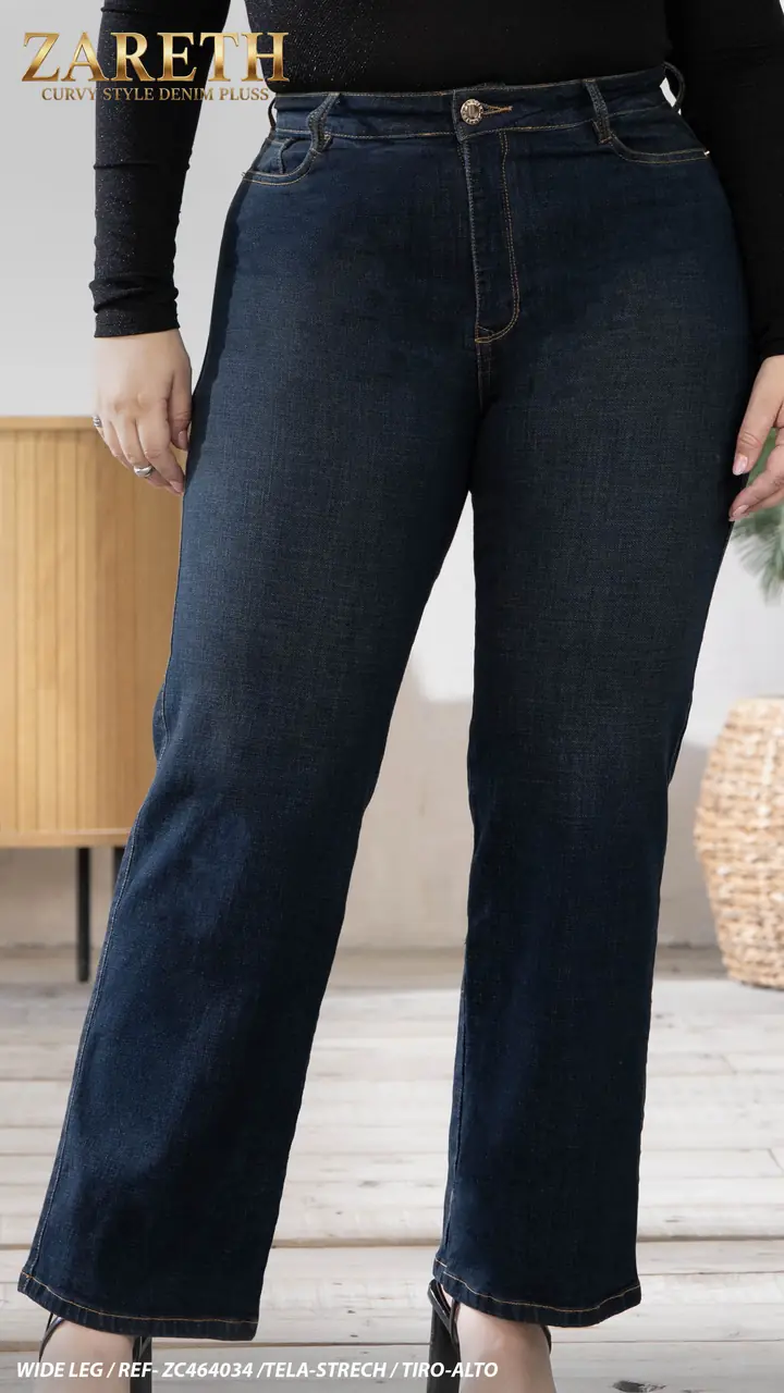 Wide leg Zareth Curvi Plus Ref. ZC464034 - foto 1