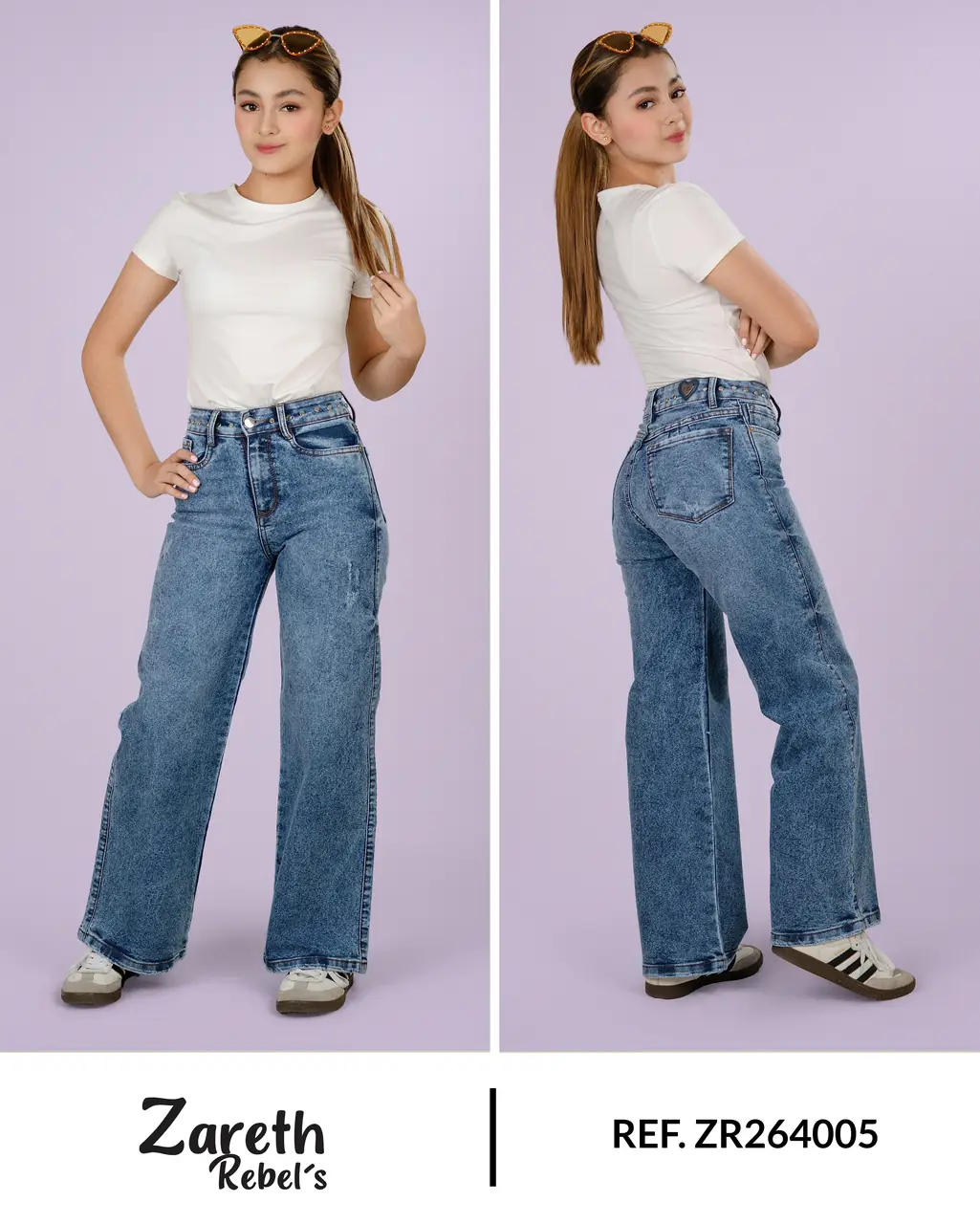 Wide leg Zareth Rebel's Ref. ZR264005 - foto 1