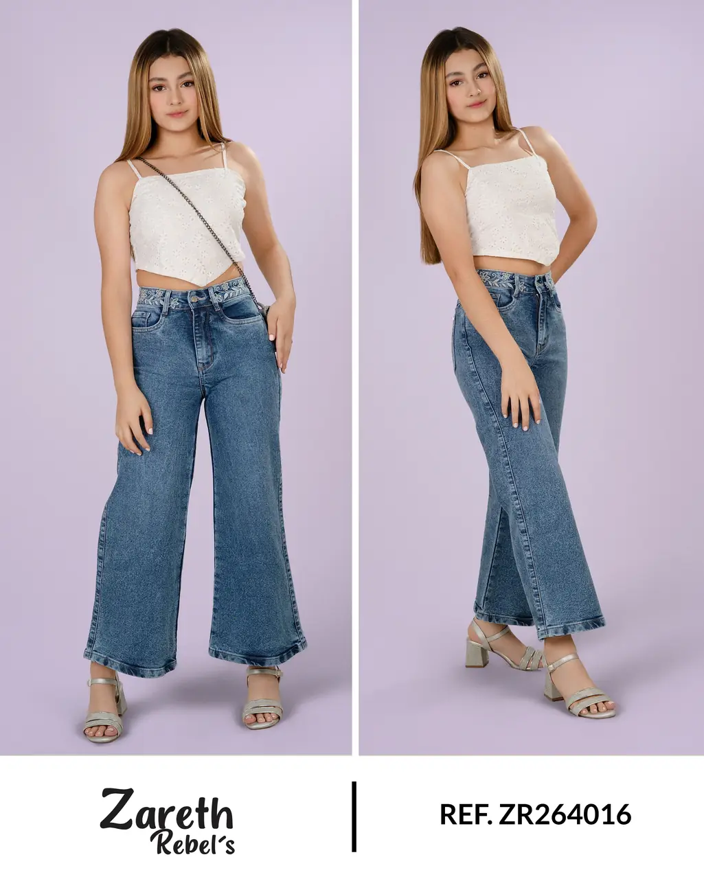Wide leg Zareth Rebel's Ref. ZR264016 - foto 1