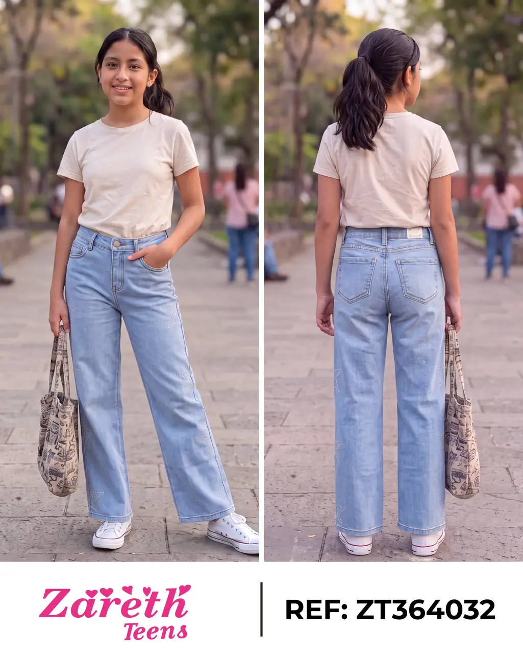 Wide leg Zareth Teens Ref. ZT364032 - foto 1
